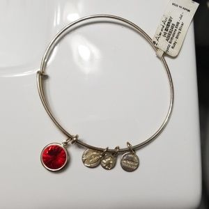 Alex and Ani Garnet bracelet.